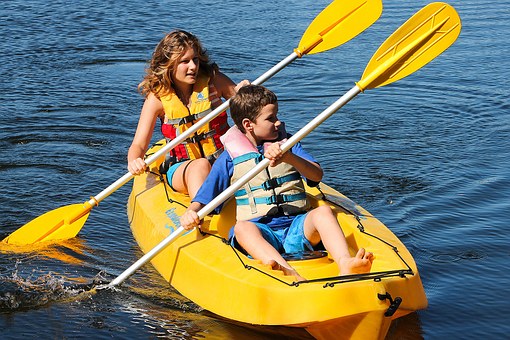double-passenger kayak